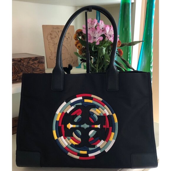 Tory Burch Ella Rope Tote Handbag - Picture 2 of 14